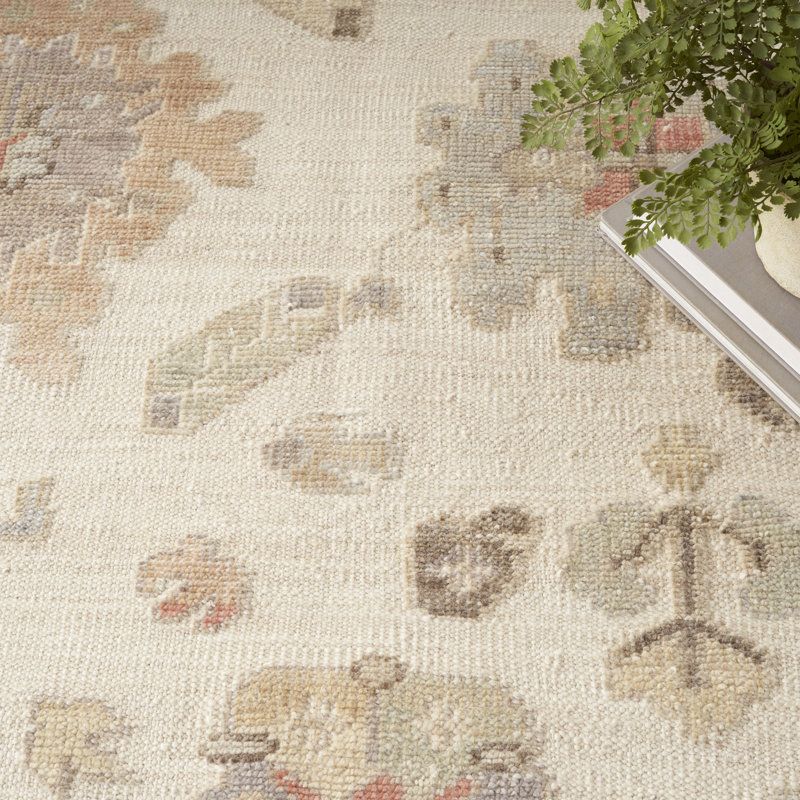 Nourison Teruyo 8' x 10' Ivory Vintage Indoor Rug, Rectangle 8' x 10'