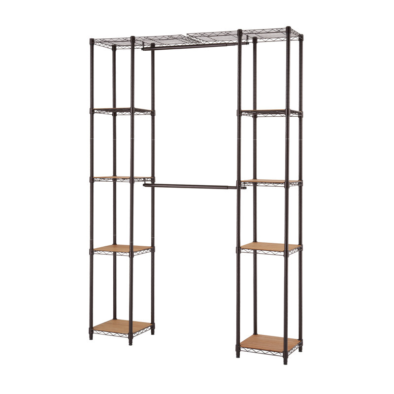 Supports à vêtements autoportants Adrie, Bronze foncé