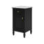 Petit meuble-lavabo de 20 po avec lavabo, tiroirs basculants, supports de rangement et tablette réglable-1722232820