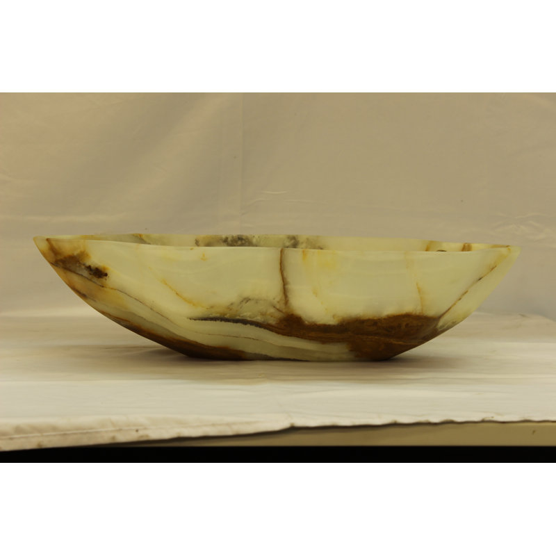 Brown Lynx Onyx Centerpiece