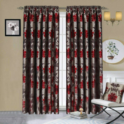 Mishler Cotton Blend Room Darkening Curtain Pair