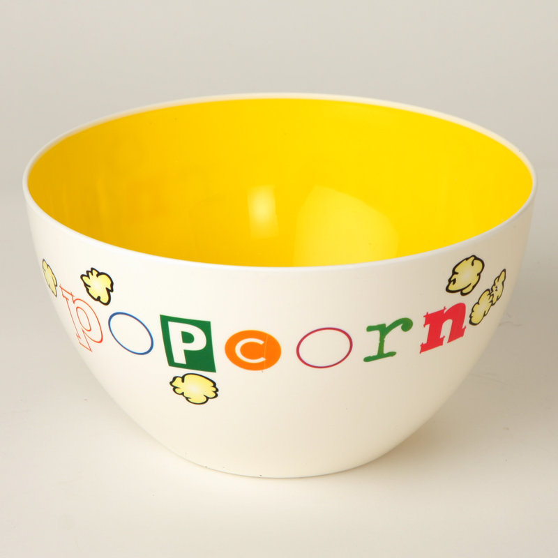 Fun Time Popcorn Serving Bowl, Yellow