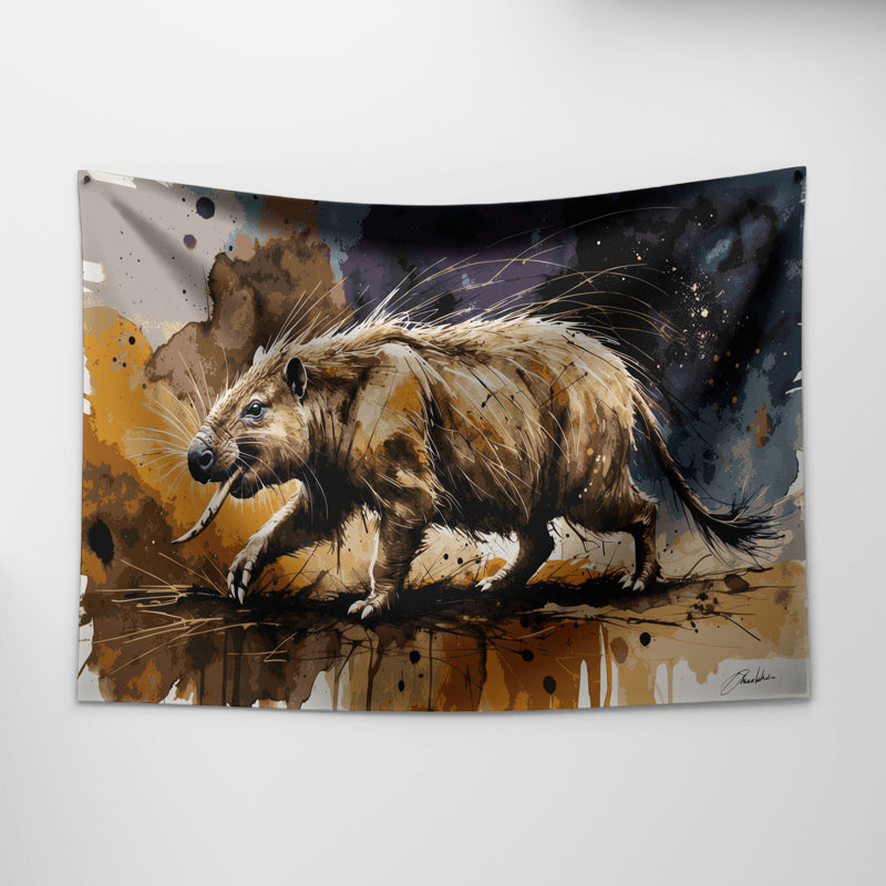 Tapisserie murale Wildlife Aardvark, 26 po x 36 po
