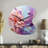 Whirling Dreamscape - Drop Shape Large Abstract Spirals 3D Wall Clock-106127620
