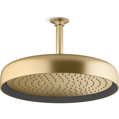 Statement 14" Single-Function Wall or Ceiling-Mount Round Rainhead, Round Rain Showerhead 2.5 GPM