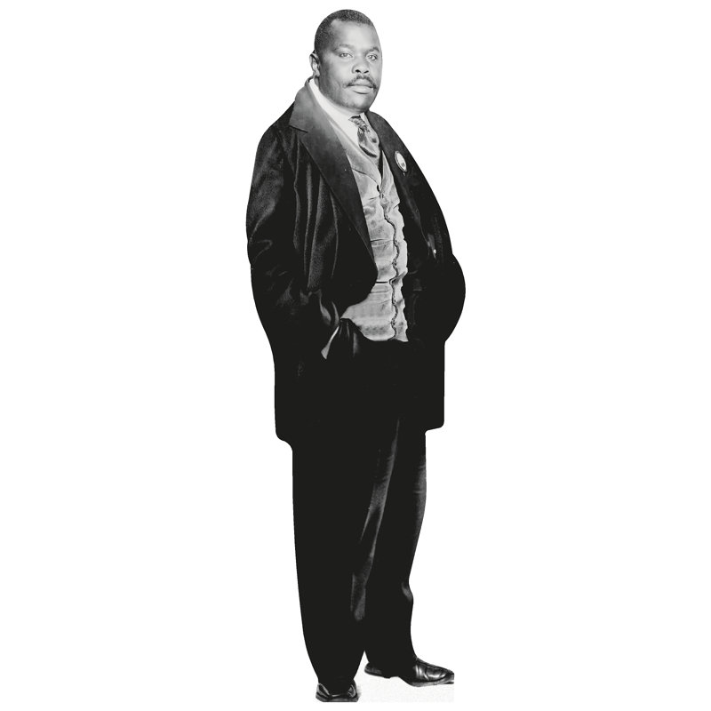 Personnage en carton Marcus Garvey