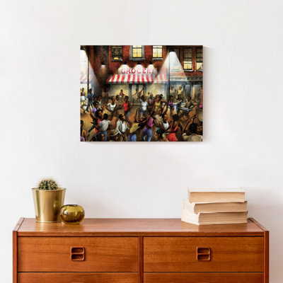 «Dancing In The Street», reproduction sur toile