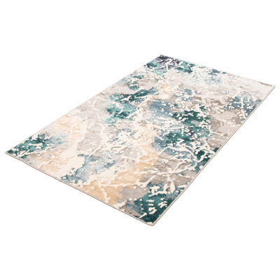 Aura Teal Rug