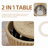 Round Outdoor Side Table , 14.56 " W 14.56 " D