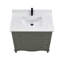 36" Cadet Finish Solid Wood Sink Vanity  With 1' Artificial Stone Top-25876147