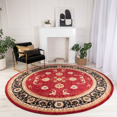 Abdoulaye Synthetic Washable Rug