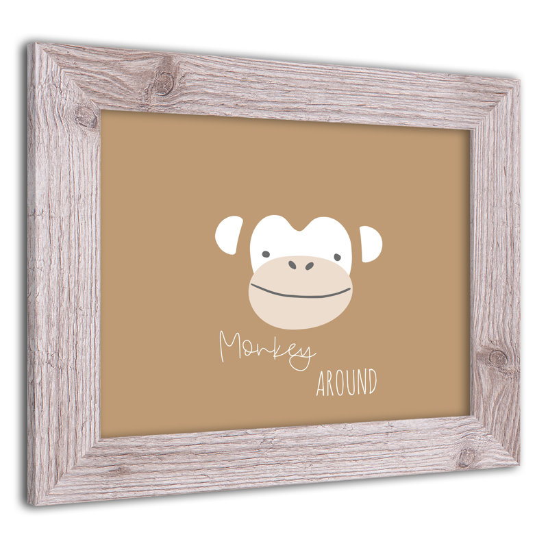 Autour de l'art encadré, H 14 po x l 11 po x P 0,75 po, Cadre blanc