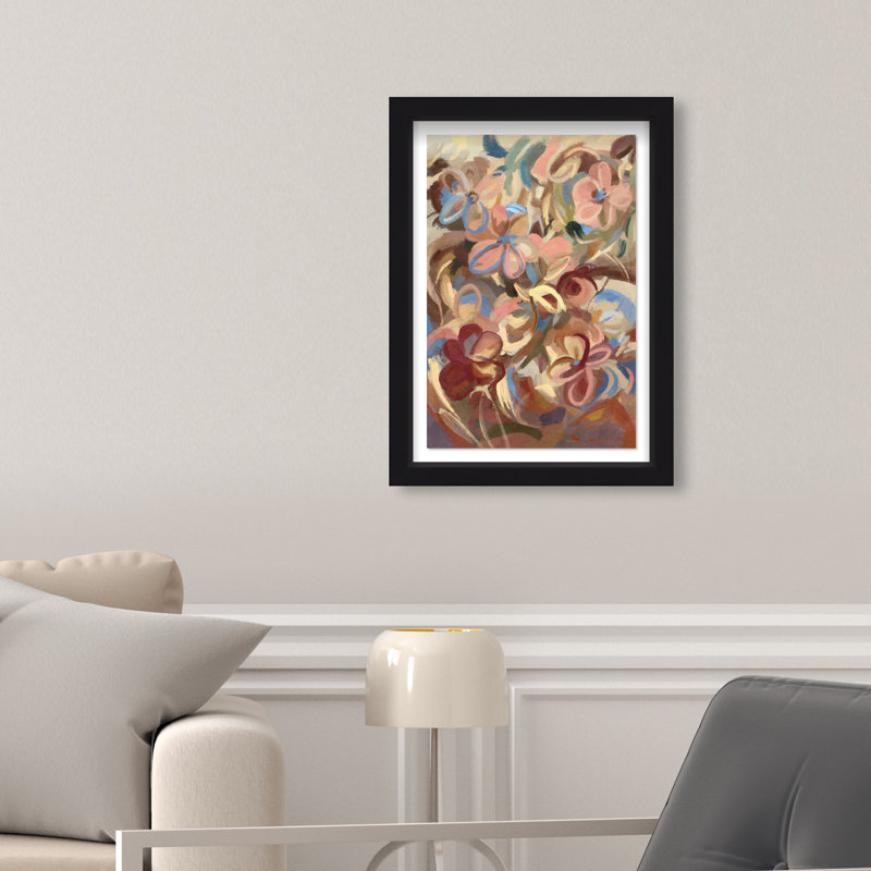 Moving Eden Print by Oliver Gal, 37.5"H x 25.5"W, Black Shadowbox