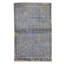 Hand Knotted Area Rug in Silver And Blue
