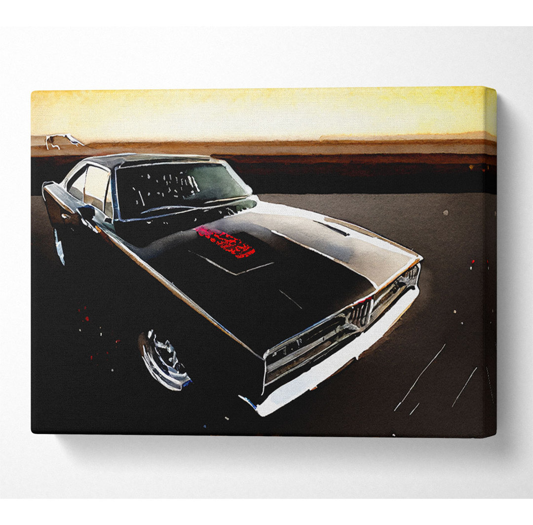 1969 Dodge Hemi Charger - Kunstdrucke auf Leinwand