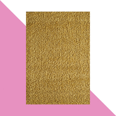 Esterly Gold Shaggy Rug
