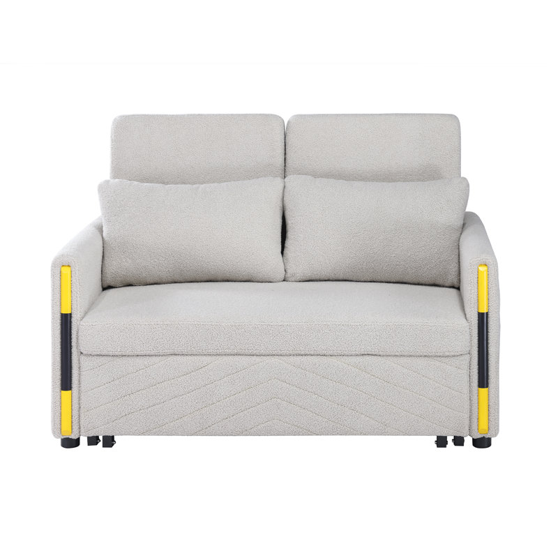 Canapé-lit convertible 55,5 po