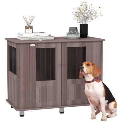 Dog Crate Kennel Cage for Dog Indoor End Table