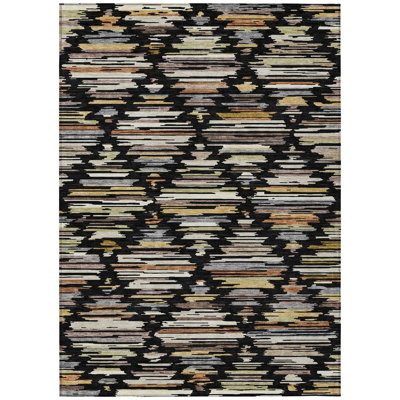 Machine Washable Indoor/Outdoor Chantille ACN2502 Southwest Rug