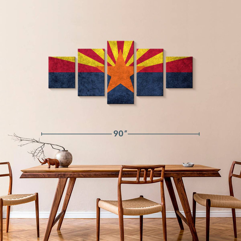 Grunge Arizona Flag