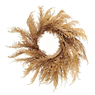 Faux Grass Polyester 26'' Wreath