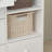 Mamie 5-Drawer White Baby Changing Table Nursery Dresser