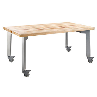 30 inch Height Titan Table, Butcherblock Top