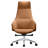 Philemol Tall Leather Office Chair with Headrest – Executive Desk & Conference Seating with Lumbar Support, Adjustable Height, Recline & Swivel-2117972515