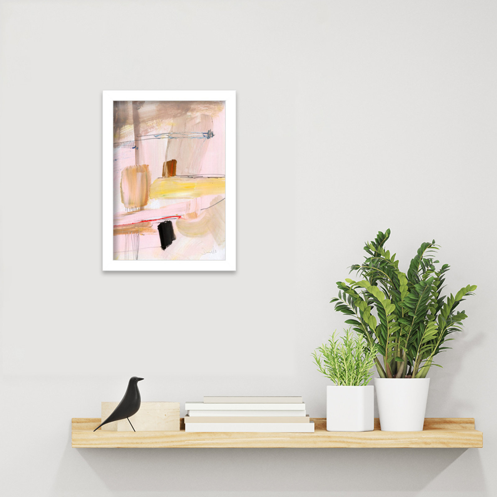 Cleve "Summer Dream" Print by Dan Hobday, White, 13" H x 10" W
