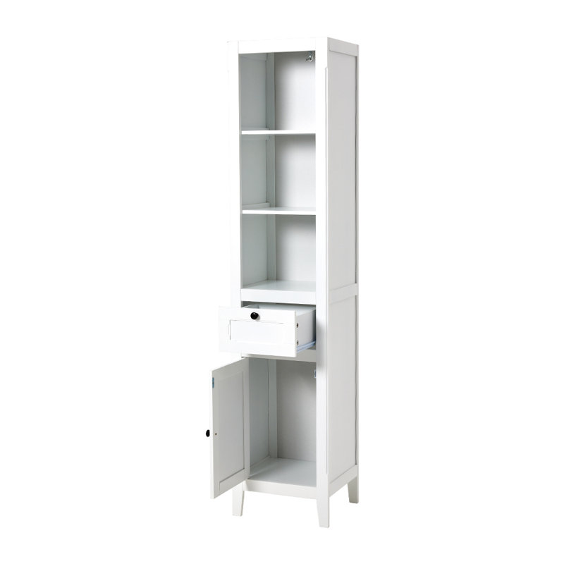MDF + Metal Freestanding Bathroom Cabinet