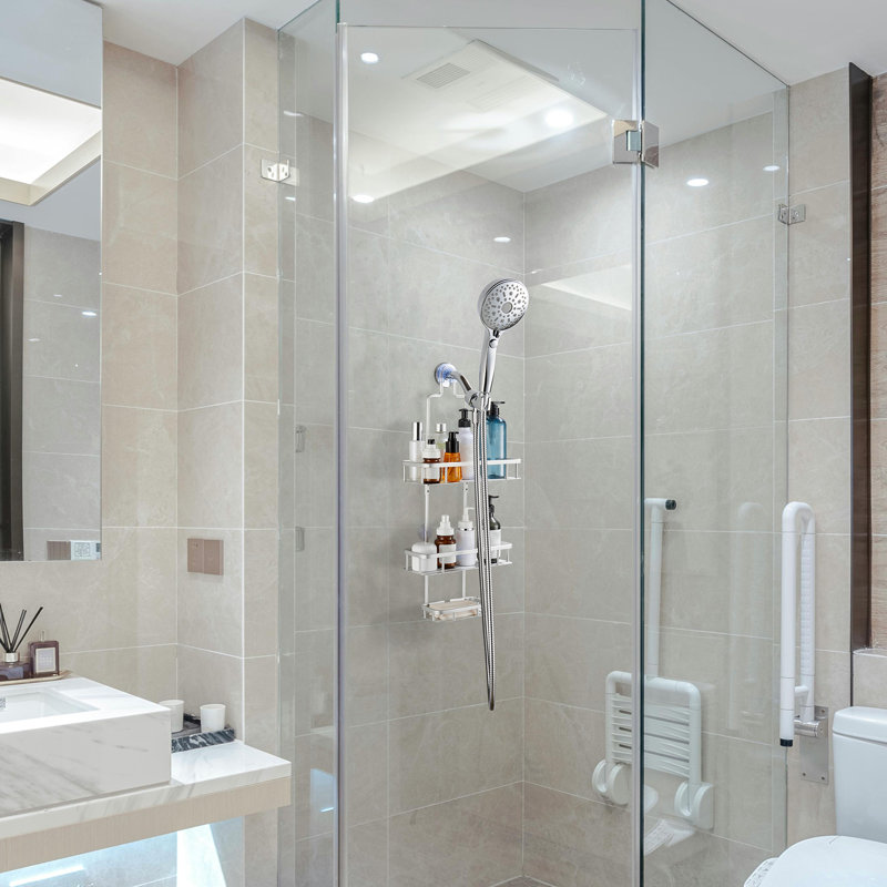 Serviteur de douche triple en aluminium