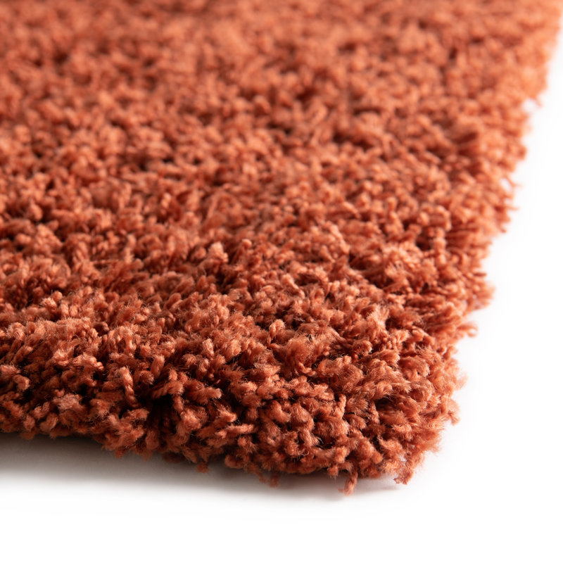 Tapis terre cuite Renesha, Rond 6 pi