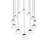 Lachyna 12 - Light Dimmable Globe Chandelier