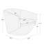 Fauteuil demi-tonneau pivotant en velours Elexi-929657893