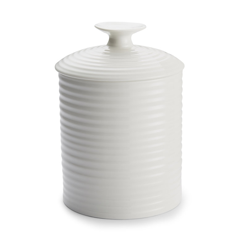 Sophie Conran, White - Storage Jar, 18cm H x 13cm W x 13cm D