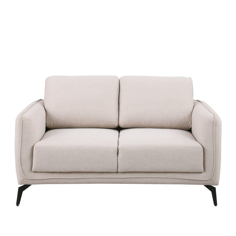 Chanelly 2 Seater Linen Sofa, Beige