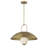 2-Light Wall Wall Sconce in Noble Brass-1782879147