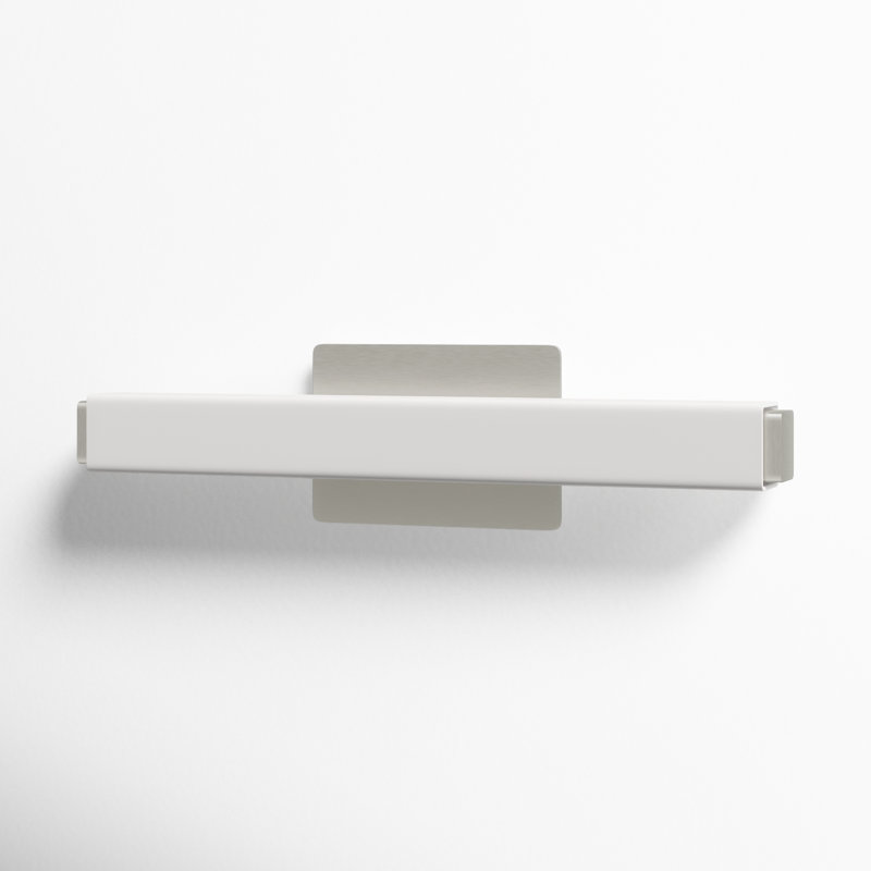 Vogue 1 - Light LED Flush Mounted Sconce, Brushed Nickel, 2700K