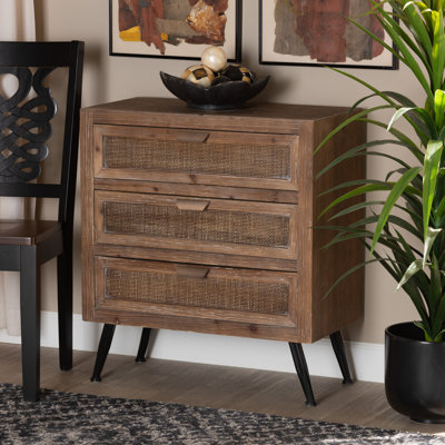 3 - Drawer Rectangle Accent Chest