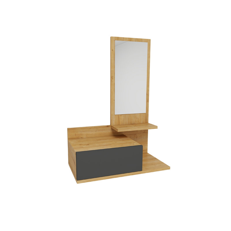 Console Table and Mirror Set 60Cm Exie 