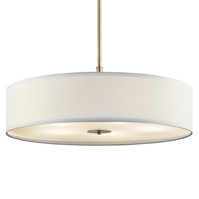 Luminaire suspendu cylindrique unique à 5 lumières Brynner