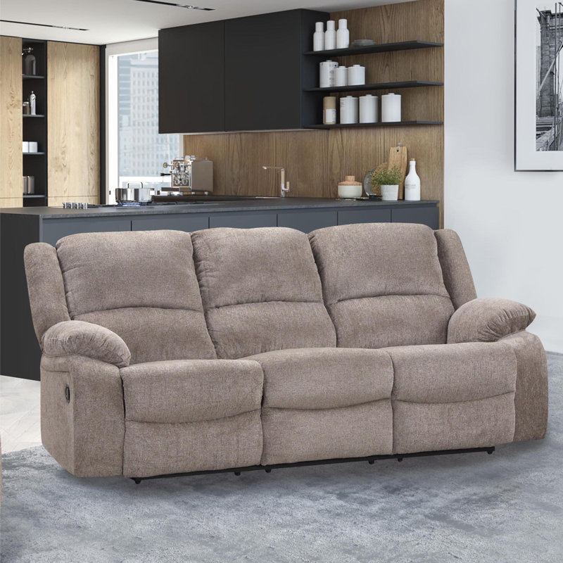 Ensemble de salon inclinable Ryong, 2 pièces: 1 canapé, 1 causeuse