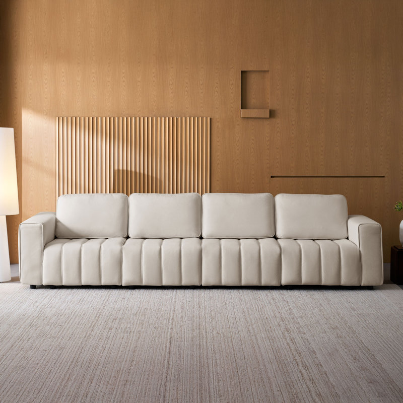 Canapé capitonné Hofmeister, Beige