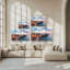 "Coastal Village" par Danita Delimont, reproduction sur toile-763853459