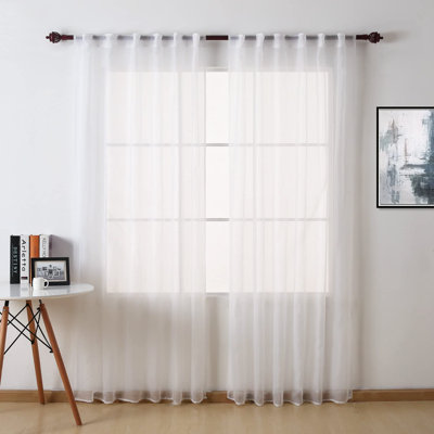 Semi Sheer Curtain Pair