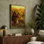 Lioness in Golden Light Boho 1 Piece Wrapped Canvas Wall Art-136719955-136719959