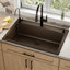 Évier de cuisine à simple cuve en composite 33 po x 22 po Karran-35699325