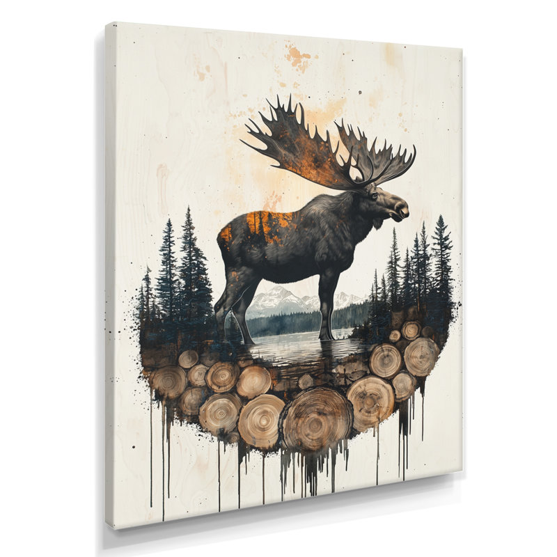 «Glennisha», reproductions d'art mural animaux, H 20 po x l 12 po, Toile tendue, Ne s’applique pas