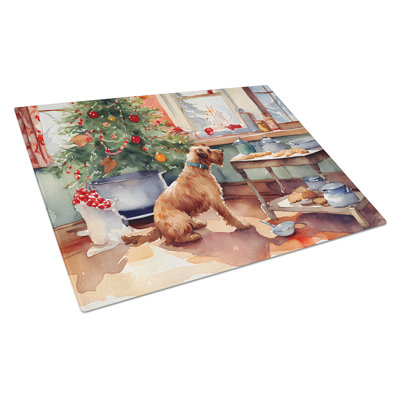 Planche à découper en verre Airedale Terrier