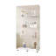 Vitrine en verre à deux portes avec quatre tablettes Exquise, idéale pour mettre en valeur des objets de collection et des livres avec style-378221489
